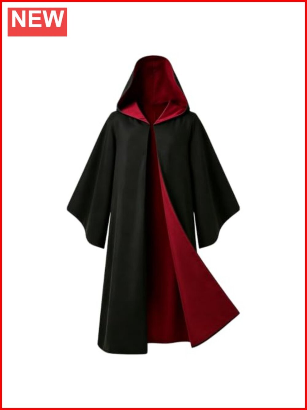 Wizard Robe Halloween Cosplay Costume Polyester Satin Lined Unisex Adult Teens